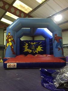 Superhero Bouncy Castle for hire New Romney Kent